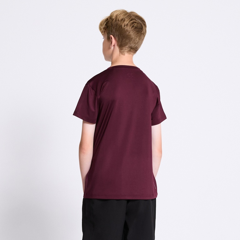 Training tee "Goal star" Dark Burgundy
